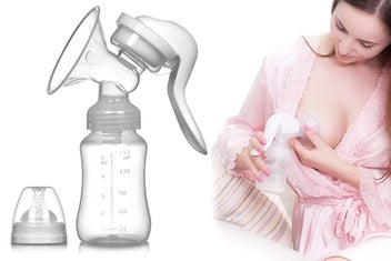 Listing 2 of 3 for Small Portable Manual Breast Pump For Breastfeeding More Comfort And Expressing