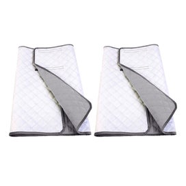 Listing 3 of 3 for 2pcs Absorbent Bed Pad Washable Tuckable Incontinence Bed Wetting Pad Sheet Prot