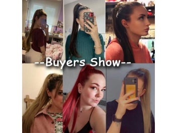 Listing 4 of 8 for HAIRRO Long Straight Ponytail Wrap Around Ponytail Clip In Hair Extensions