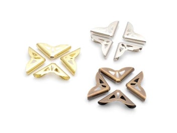 Listing 4 of 10 for 12PCS Bronze/Silver/Bronze Option Book Scrapbooking Albums Menus Folders Corner