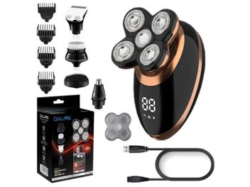 Listing 3 of 10 for 5in1 Men's Electric Grooming Kit Rechargeable Shaver Trimmer