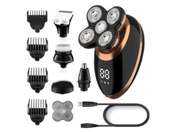 Listing 8 of 10 for 5in1 Men's Electric Grooming Kit Rechargeable Shaver Trimmer
