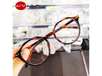 Listing 3 of 10 for UVLAIK Optical Glasses Frame Boston Eyeglasses Round Myopia Frames Women Clear
