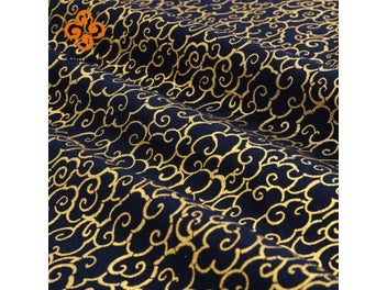 Listing 5 of 9 for Navy Cotton Fabric By Half Yards For DIY Kimono Handicrafts For Kids TJ1023