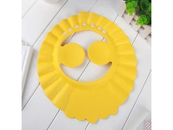 Listing 6 of 10 for Adjustable Baby Shampoo Cap Waterproof Splashguard Bath Visor Hat Durable