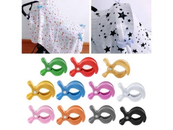 Listing 4 of 10 for Colorful New Baby Car Seat Accessories Toy Lamp Pram Stroller Peg To Hook Cover