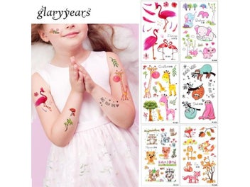 Listing 3 of 10 for 20 Designs 1 Sheet Children Animal Tattoo EC Sticker For Body Art