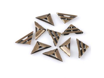 Listing 1 of 7 for 40pcs Bronze Metal Book Scrapbooking Album Menu Folder Corner Protectors Corner