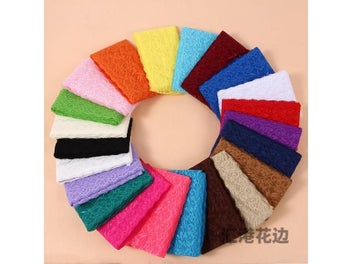 Listing 4 of 10 for 1 Yards Beautiful Lace Stretch Floral Lingerie Headband Elastic DIY Lace