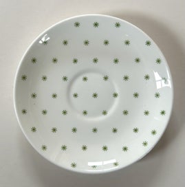 Listing 4 of 5 for Vintage ‘Susie Cooper Starburst’ Bone China Saucers