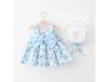 Listing 7 of 12 for Summer Toddler Girl Dresses Korean Cute Flowers Sleeveless Princess Dress