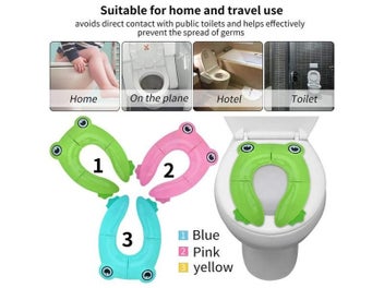 Listing 4 of 10 for Portable Kids Travel Potty Seat Cover Toddler Urine Assistant Cushion