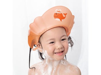 Listing 4 of 10 for Cute Baby Bath Hat Adjustable Kids Shower Protect Eye Waterproof Splash Guard