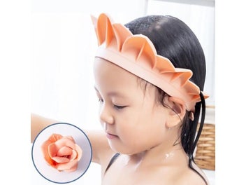 Listing 5 of 10 for Cute Baby Bath Hat Adjustable Kids Shower Protect Eye Waterproof Splash Guard