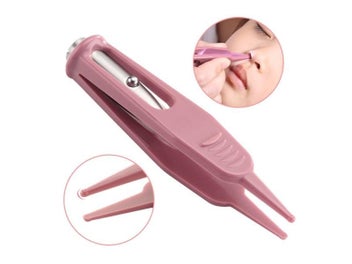 Listing 3 of 10 for Baby Dig Booger Clip Infants Clean Ear Nose Navel Safety Tweezers Safe Forceps