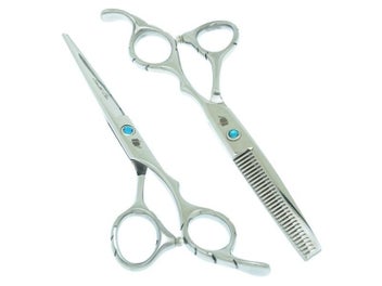 Listing 4 of 9 for 6.0" Smith Chu Japan 440c Hair Cutting Scissors Thinning Shears Hairdressing