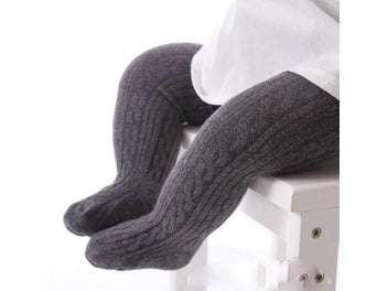 Listing 8 of 12 for Baby Tights Winter Autumn Solid Color Soft Cotton Thick Warm Baby Girl Tights