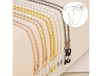 Listing 3 of 10 for 70m Unisex Sunglasses Lanyard Strap Necklace Metal Eyeglass Glasses Chain Cord