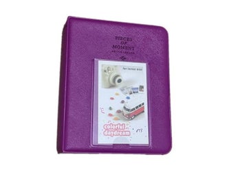 Listing 6 of 9 for 3 Inch 64 Pockets For Polaroid Photo Album Mini Instant Picture Case Storage