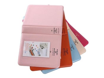 Listing 7 of 9 for 3 Inch 64 Pockets For Polaroid Photo Album Mini Instant Picture Case Storage