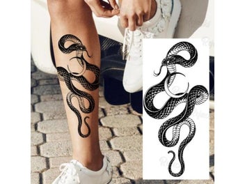 Listing 7 of 9 for Purple Rose Jewelry Water Transfer Tattoo Stickers Women Body Chest Art