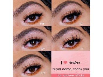 Listing 4 of 9 for Visofree Mink Lashes 3D Mink Eyelashes Cruelty Free Lashes Handmade Reusable