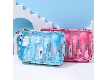 Listing 3 of 9 for 6/7/8/9pcs/set Newborn Care Kit Nail Hair Thermometer Grooming Brush Clipper