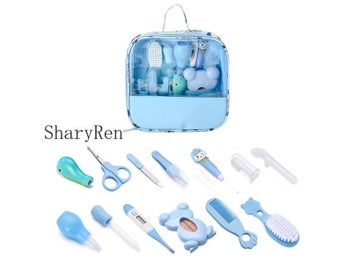 Listing 5 of 10 for 13Pcs/Set Baby Care Kit Newborn Baby Kids Nail Hair Health Care Thermometer