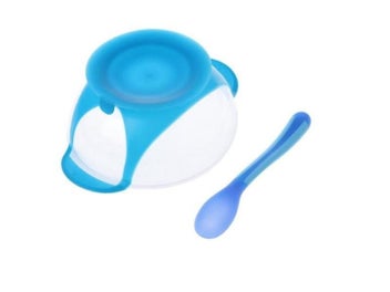 Listing 4 of 10 for Temperature Sensing Bean Spoon Service Plate/Tray Suction Cup For Baby