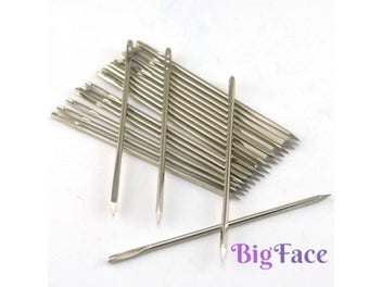 Listing 5 of 8 for 3 Size 4.8/5.8/7.0cm Handmade Leather Stitching Sewing Needle Stainless Steel