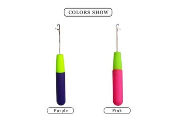 Listing 3 of 8 for Hook Crochet Needle For Synthetic Hair Extension Tool And Making Jumbo