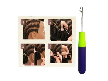 Listing 6 of 8 for Hook Crochet Needle For Synthetic Hair Extension Tool And Making Jumbo