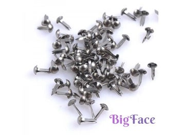Listing 5 of 9 for 300pcs 5x10mm Mixed Round Metal Brad Studs Spikes Scrapbooking Embellishment