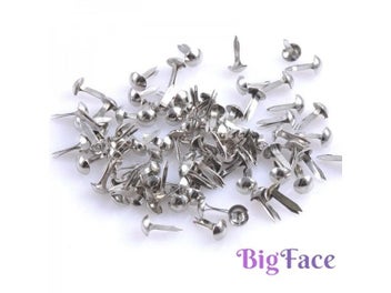 Listing 7 of 9 for 300pcs 5x10mm Mixed Round Metal Brad Studs Spikes Scrapbooking Embellishment
