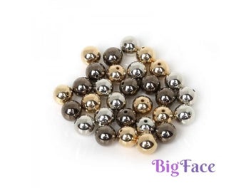 Listing 5 of 9 for 4 6 8 10 12mm 30-300pcs Gold/Gun-Metal Plated CCB Round Seed Spacer Beads For