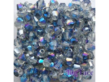 Listing 8 of 16 for Isywaka Sale Red Copper Color 100pcs 4mm Bicone Austria Crystal Beads Charm