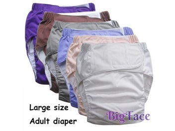 Listing 3 of 9 for Reusable Adult Diaper Super Large For Old People And Disabled Size Adjustable