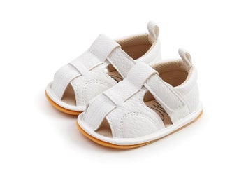 Listing 5 of 10 for Summer Boys Sandals Soft PU Leather Closed-Toe Toddler Baby Shoes Boys Girls