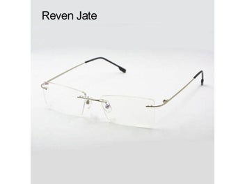 Listing 3 of 10 for Reven Jate Titanium Memory Rimless Eyeglasses For Women Men With Customed Frame