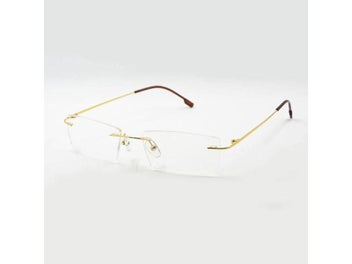 Listing 4 of 10 for Reven Jate Titanium Memory Rimless Eyeglasses For Women Men With Customed Frame