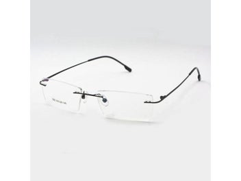Listing 6 of 10 for Reven Jate Titanium Memory Rimless Eyeglasses For Women Men With Customed Frame