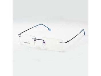 Listing 7 of 10 for Reven Jate Titanium Memory Rimless Eyeglasses For Women Men With Customed Frame