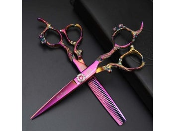 Listing 3 of 9 for Top 440C Hair Scissors Professional Hairdressing Scissors Professional Barber
