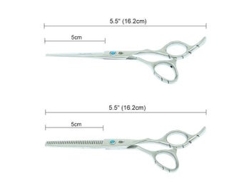 Listing 7 of 9 for 6.0" Smith Chu Japan 440c Hair Cutting Scissors Thinning Shears Hairdressing