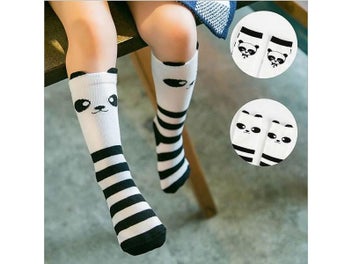 Listing 4 of 7 for Cute Socks Boy Girl Children Socks Knee Long Unisex Toddler Socks Baby Cotton