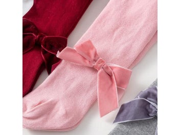 Listing 9 of 12 for Infant Newborn Baby Girls Pantyhose Solid Bowknot Leggings Four Seasons Long
