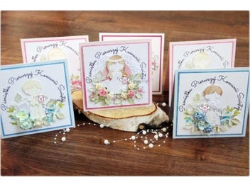 Listing 7 of 9 for Mmao Crafts Metal Steel Cutting Dies New Praying Boy Girl Stencil For DIY
