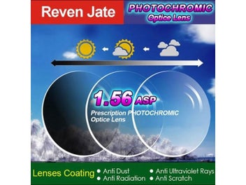 Listing 4 of 7 for 1.56 Photochromic Gray Or Brown Single Vision Lens SPH Range -6.00- 6.00 Max