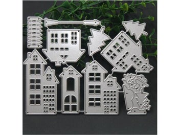 Listing 4 of 9 for Cutting Dies Christmas House Scrapbooking Dies Metal Craft Die Cut Stamps