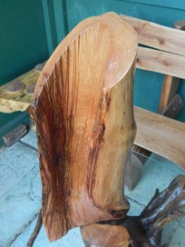 Listing 5 of 12 for `Kanuka Falls' Chainsaw Art & Wine Bottle Holder